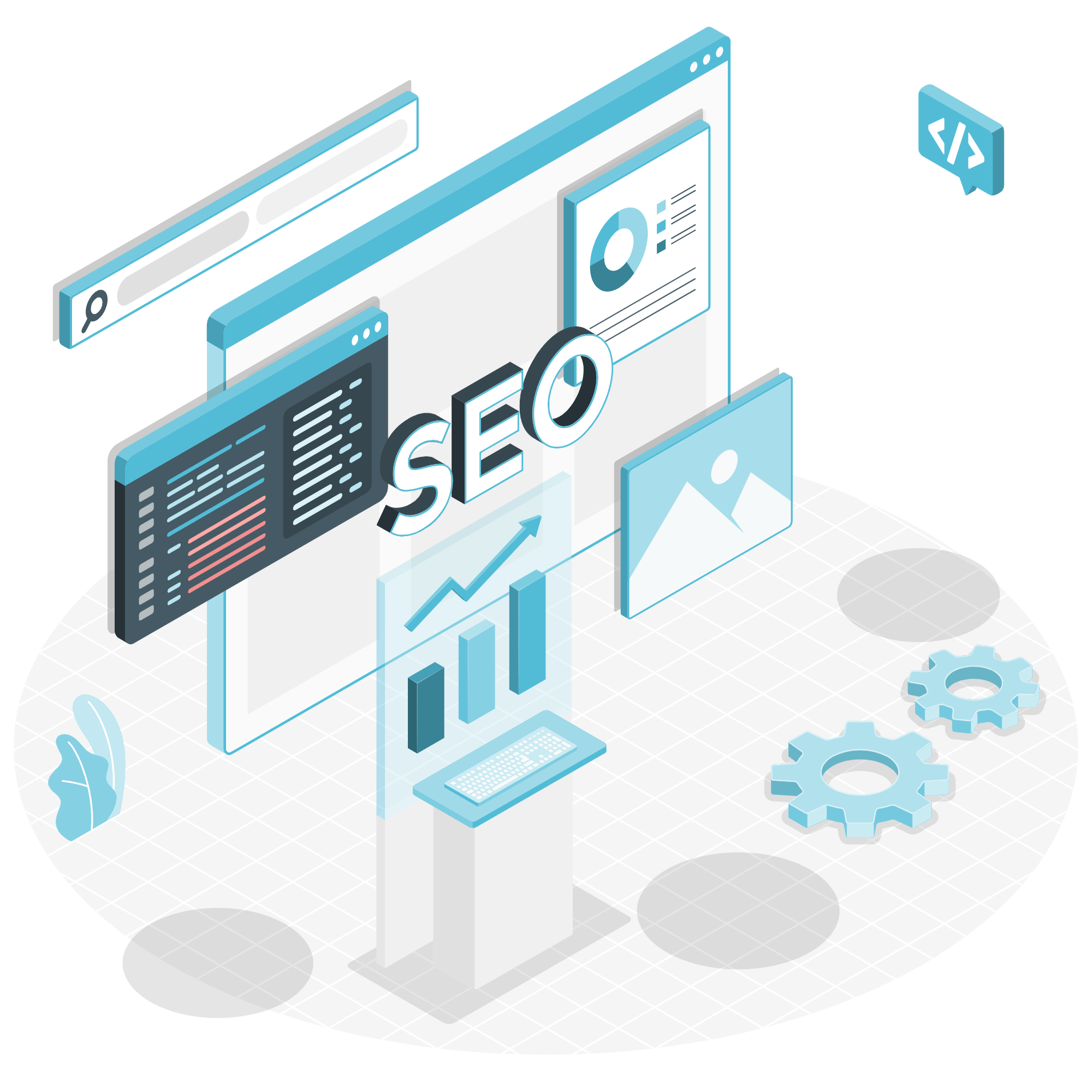 SEO analytics team-amico